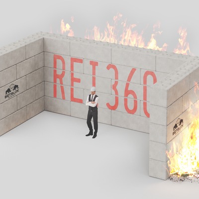 Ściany ogniowe REI 60, REI 120, REI 240, REI 360