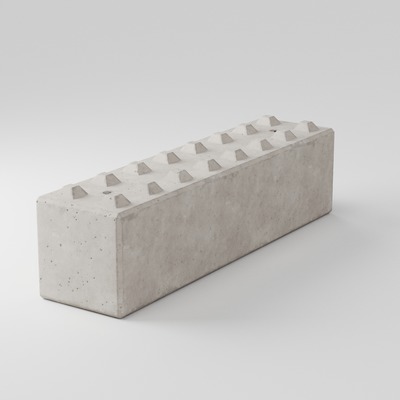 Bloki betonowe modułowe – system 60x60